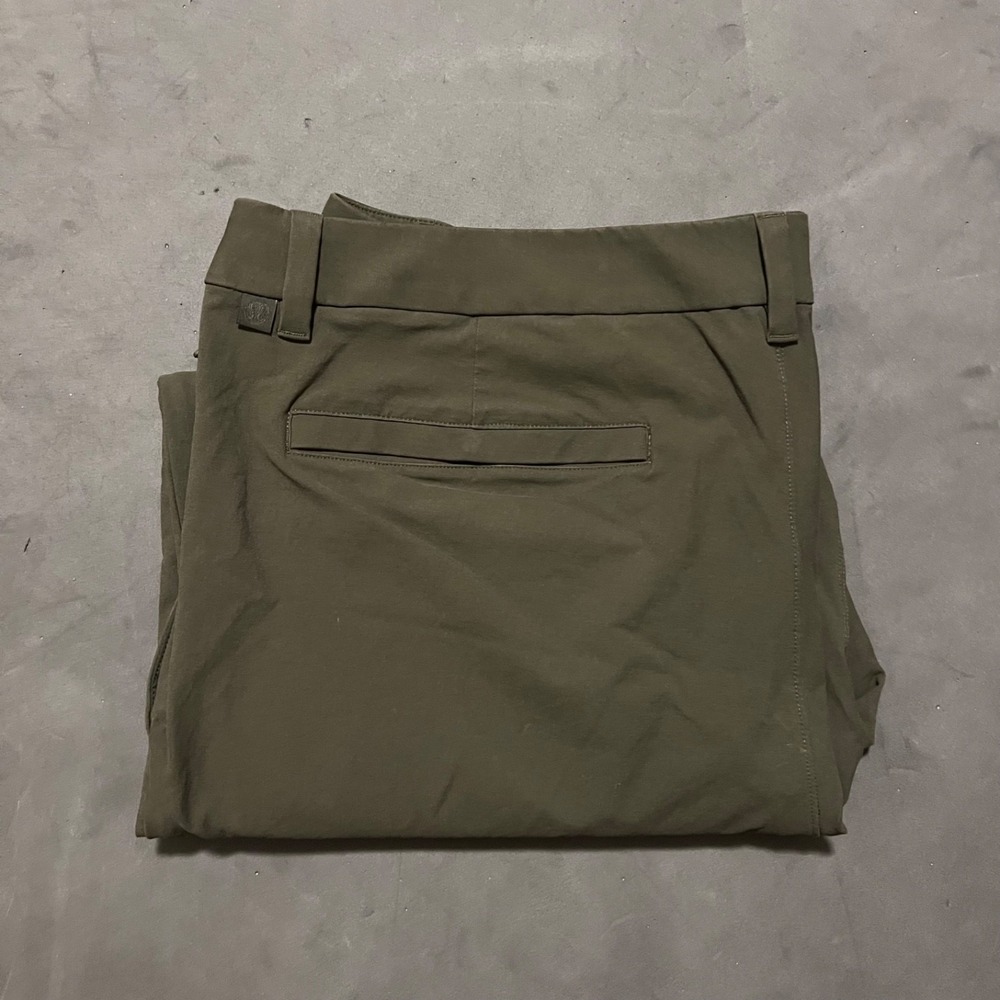 Lululemon ABC Classic-Fit Trouser Pants Stretch VersaTwill Dark Olive Men's 40 - Picture 1 of 8